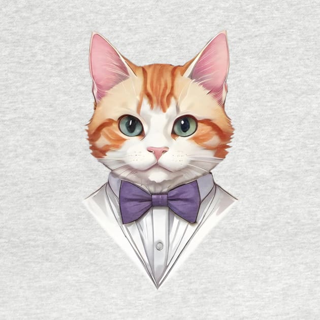 Fancy Cat with Bowtie no.18 by Donperion